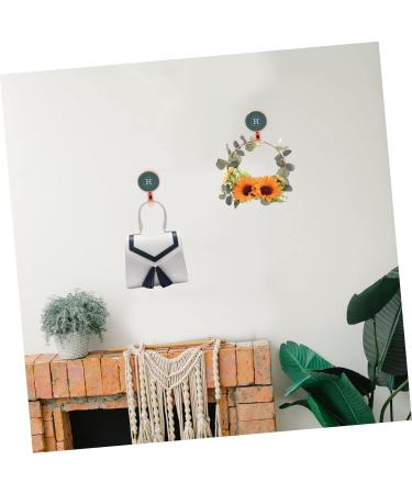 Alipis 8 Pcs Hook up Wall Mount Clothes Rack Punch- Hooks Robe Adhesive Wall Hook Call Hook Rack 6X4X1CMx2pcs Greenx2pcs - Buy Online on GoSupps.com
