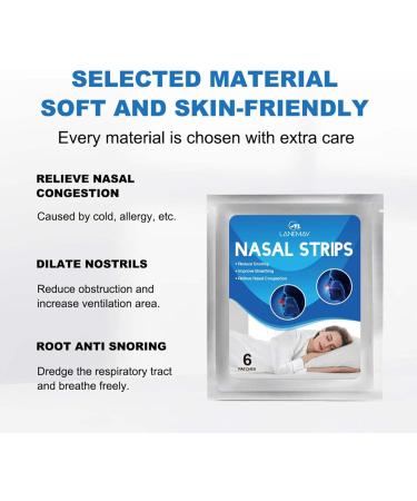 Nasal Strips Anti Snoring & Congestion Relief (12 pcs) - Improve Sleep Quality - Buy Online on GoSupps.com