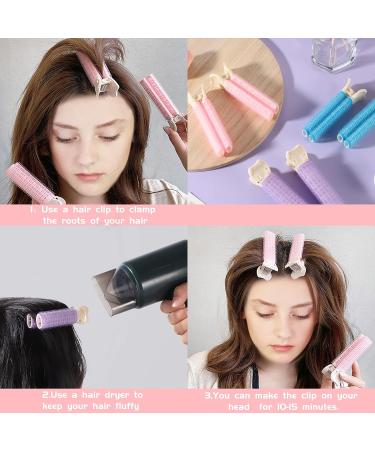6 Pcs Volumizing Hair Clips Set - Invisible Hair Root Volume Clips for Women - DIY Instant Styling Bangs Tool - Heatless Hair Volume Clips (4.1 x 1.1 x 0.78 Inch) - Buy Online on GoSupps.com