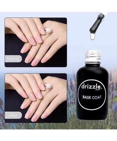Drizzle Beauty Gel Top & Base Coat Set | 15ml 3 Pcs | No Wipe, Long Lasting Shine & Matte | Soak Off UV LED Gelpolish - Buy Online on GoSupps.com