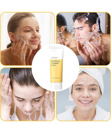 Mousse nettoyante pour peaux grasses 200 ml nettoyage doux gel nettoyant hydratant baume pour rougeurs nettoyage quotidien pores maquillage pr paration voyage maison - Buy Online on GoSupps.com