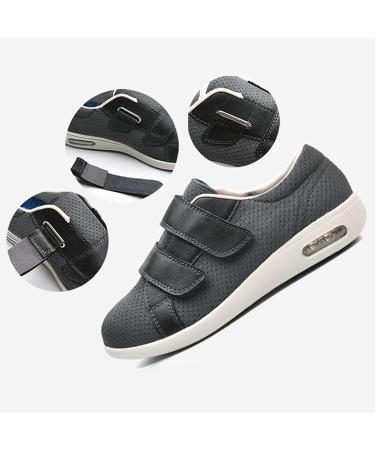 KXSM Diabetic Edema Shoes: Orthopedic Widening Adjustable Footwear for Arthritis & Swollen Feet | Elderly Walking Shoes for Indoor/Outdoor Activities - Blue | Size 38 - Buy Online on GoSupps.com