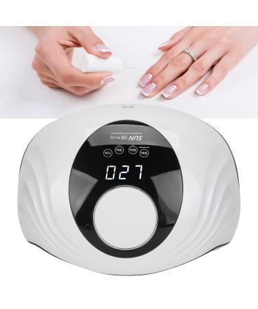 120W UV LED Nail Lamp - Quick-Drying Gel Polish Dryer with 4-Timer Settings & Automatic Sensor - Perfect for Home & Professional Use (EU Plug - White) - Buy Online on GoSupps.com