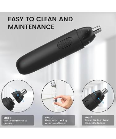 Best Nose Hair Trimmer - Rechargeable Washable Nose & Ear Hair Clipper for Men & Women - Buy Online on GoSupps.com