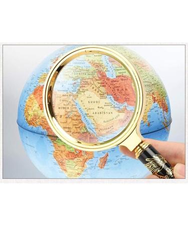 Hd Magnifier 10 Times Handheld Magnifier Dragon Pattern Metal Handle Old Reading Mirror 20 Optical Magnifier 3 Time 16.5X8X16Cm Microscope Optical Lenses Protect Vision Without Hurting Eyes Lofty - Buy Online on GoSupps.com