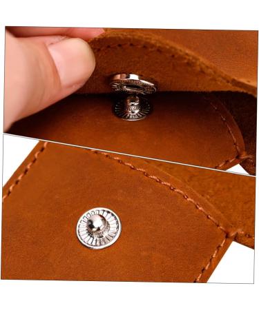 Beavorty Leather Razor Storage Bag - 2-Piece Protective Cover for Men's Grooming & Hairdressing Accessories - Buy Online on GoSupps.com