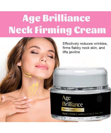 Age Brilliance Neck Firming Cream Best Neck Cream for Turkey Neck Neck Firming Cream with Super Trio and Seven Potent Nutrients (2Pcs) - Buy Online on GoSupps.com