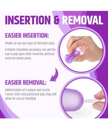 Venus Menstrual Cup - 100% Medical Grade Silicone - Eco-Friendly Period Cup - Small Size - Made in USA - Reusable Tampon Alternative - Buy Online on GoSupps.com