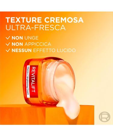 L'Oreal Paris LOr al Paris face cream suitable for sensitive skin smoothing and evening effect soft and elastic skin with vitamin C + salicylic acid Revitalift 50 ml - Buy Online on GoSupps.com