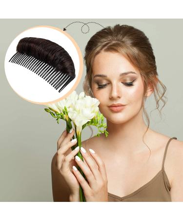 3-Piece Hair Bun Clip & Styling Insert Tool Set for Women - Black, Light Brown, Dark Brown - Buy Online on GoSupps.com