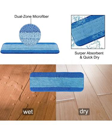 3 Pack Bona Microfiber Cleaning Pad Set - Compatible with Bona Mop for 18 Inch Hardwood Floor Cleaner - Buy Online on GoSupps.com