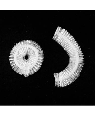 Disposable Shower Caps - 30PCS | Salon Hair Coloring Dye Cap | Larger & Thicker Bath Cap | Clear Elastic Hotel Hair Bathing Shower Caps | Women's Spa & Portable Travel Hats - Buy Online on GoSupps.com