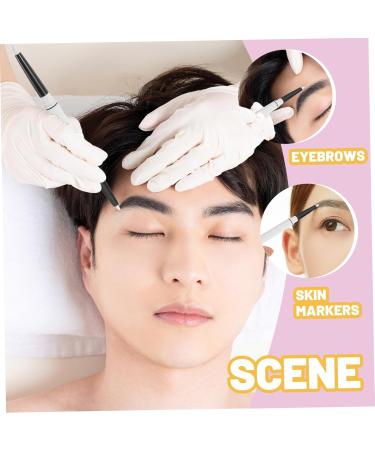 PLAFOPE 1 Set Eyebrow Position Pen Cosmetic Tattoos Marker Eyebrow Pen Depotting Palette Pens White Plastic - Buy Online on GoSupps.com