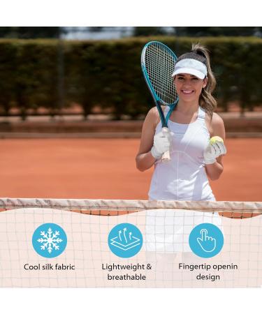 Shop Women's Berkelen Drive Gloves - UV Protection Anti-Slip Touchscreen Summer Gloves for Outdoor Activities | Black & Gray - Buy Online on GoSupps.com