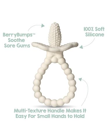 Sloth Stuffed Animal Teether/Pacifier Holder & RaZberry Plus Silicone Teether Toy - BPA-Free, Freezable, Soothing Texture for Sore Gums - Buy Online on GoSupps.com