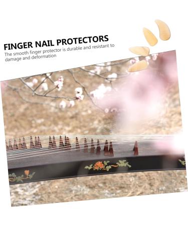 POPETPOP 8 Pcs Guzheng nail pieces Guzheng Nail Covers Practical Guzheng Nails Finger Picks guitars for adults guzheng false nails guitar thumb picks music lute small horns child instrument 2.5X1.2X0.1CM Light Yellow 02 - Buy Online on GoSupps.com