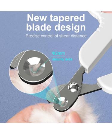 Zeze Claw Scissors for Cats | Safety Stainless Steel Nail Clippers for Cats Dogs & Small Animals (Pink) - Ideal for Beginners - Buy Online on GoSupps.com