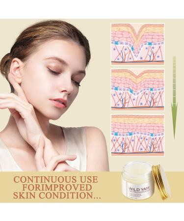 Nadiaen Wild Yam Cream Wild Yam Cream Hormone Balance Organic Wild Yam Cream Wild Yam Cream Organic Hormone Balance Yam Cream for Women Menstrual & Menopause Relief for All Skin Types (60g) - Buy Online on GoSupps.com