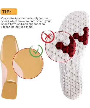 20Pcs Non-Slip Shoe Pads - Thick Self-Adhesive Sole Protectors & Anti-Slip Grips for Shoe Repair | Oval 9x6.5cm - Buy Online on GoSupps.com