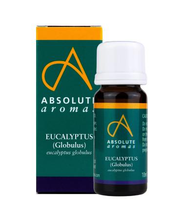 Absolute Aromas Eucalyptus Essential Oil 10ml - 100% Pure Natural and Undiluted - an Antiseptic and Antibacterial Oil to Soothe and Clear - for use in Diffusers and Aromatherapy