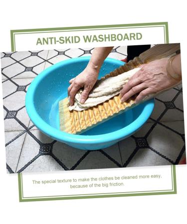 Buy Wooden Anti-Slip Washboard | Home & Dormitory Laundry Solution | Family-Friendly Clothing Washboard - Buy Online on GoSupps.com