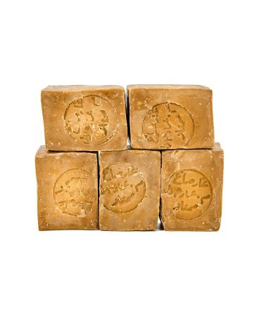 Carenesse aleppo soaps Package Top-Quality 5 pieces 60% olive oil 40% laurel oil original olive oil soap vegan vegan handmade natural soap approx. 900-950 grams p Package 40% laurel oil & 60% olive oil