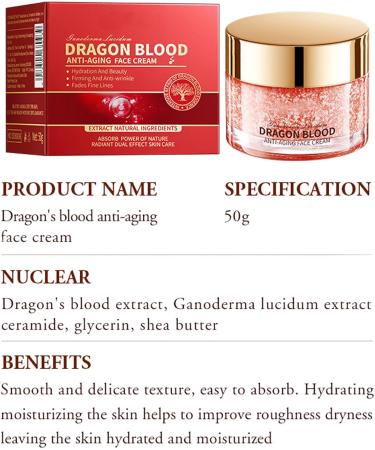 Retinol Placenta Dragon Blood Cream Dragons Blood Easy Cream Dragon Blood Face Cream Dragons Blood Cream for Women Nourishing & Hydrating - Buy Online on GoSupps.com