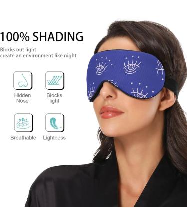 Adjustable Light Blocking Eye Mask for Men and Women - Perfect for Travel, Yoga, Meditation & Deep Sleep - Buy Online on GoSupps.com