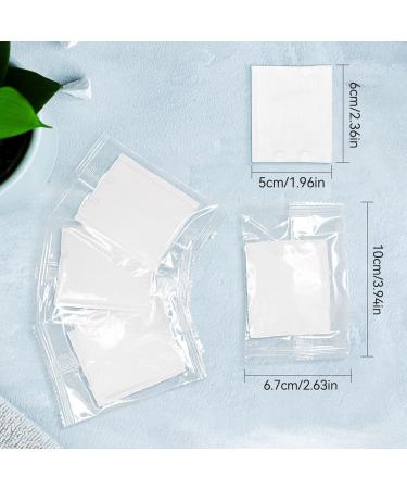 100 Count Kheoxusa Individually Wrapped Cotton Pads | Perfect for Face Care & Hotel Kits | Premium Rectangular Cotton Rounds - Buy Online on GoSupps.com