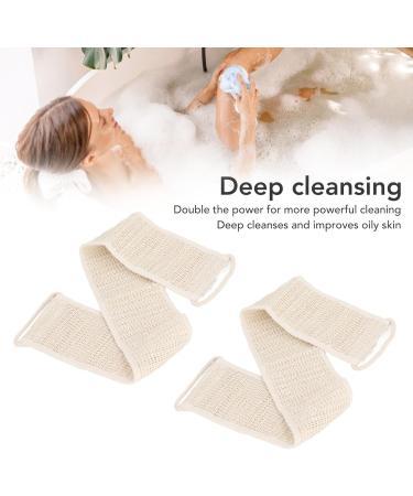 Exfoliating Back Scrubber Dead Skin Removal Towel Deep Cleansing with Soft Texture Suitable for Daily Cleaning Needs Cotton Linen - Buy Online on GoSupps.com