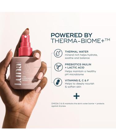 Everywhere Spray-to-Wipe 100ml | Hydrating Natural Feminine Care | pH Balanced Plant-Based Intimate Cleanser | Hypoallergenic Daily Use Refreshing Mist with Vitamin & Lactic Acid - Buy Online on GoSupps.com