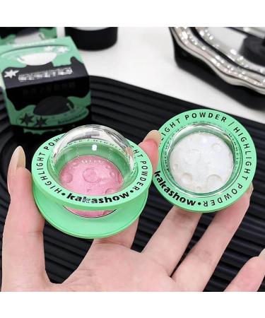Highlighter Powder Shiny Clear High-gloss Face Face Highlighter Brightening Palette Highlighter Lasting Sparkling Makeup Multi-Use Glitter Makeup Gift for Women (#07) - Buy Online on GoSupps.com