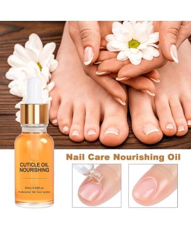 Pruojhw Cuticle softener 20 ml oil to strengthen nails manicure nourishing oil for women beauty manicure pedicure home travel hands feet and toes - Buy Online on GoSupps.com