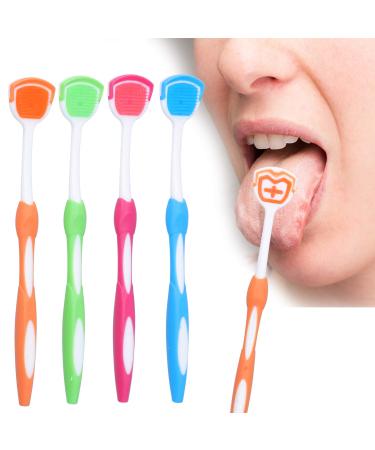 Tongue scraper tongue cleaning brush orthodontic care plastic tongue scraping. - Buy Online on GoSupps.com
