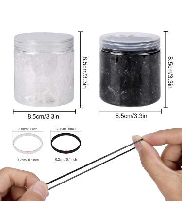 3000 Mini Elastic Hair Ties for Women & Girls | Small Rubber Bands for Daily Hairstyles | Convenient Storage Box - Buy Online on GoSupps.com