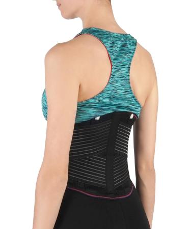 Soles Lumbosacral Corset - Adjustable Neoprene Bandage for Back Pain Relief & Core Support - Unisex Black L - Buy Online on GoSupps.com