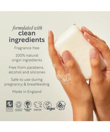 Certified Organic All Natural Soap Bar - Gentle Skin Cleanser Moisturizing & Rejuvenating | Unscented Dermatologist Approved 5.3oz | International Shipping Available - Buy Online on GoSupps.com