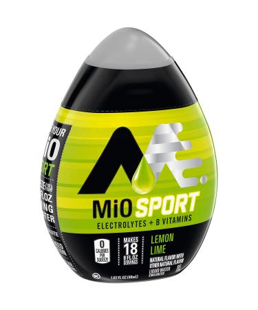 Mio Sport Liquid Water Enhancer Lemon Lime 1.62oz - Pack of 6 | Hydration Drops - Buy Online on GoSupps.com