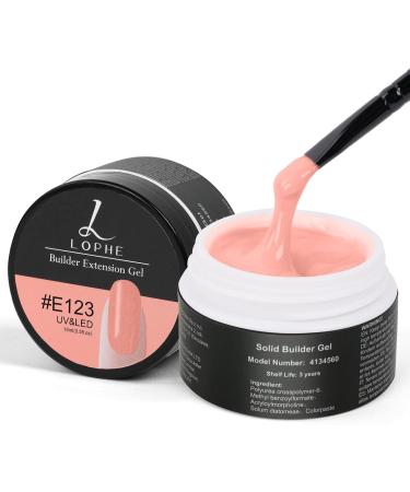  LOPHE LOPHE Gel Builder for Nails 15 ml for Extensions and Sculpting UV Gel for Extensions and Sculpting UV Gel for Nails UV Builder Gel for Home and Salon Use (E123) - Buy Online on GoSupps.com