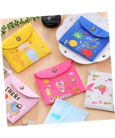 Buy Cabilock Children's Wallet - Cute Multifunctional Coin & Menstrual Pad Storage 2-Pack 13.3x12.7cm Blue & Yellow - Shop Internationally! - Buy Online on GoSupps.com