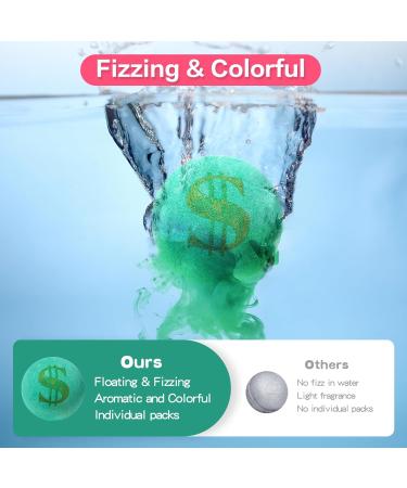 Premium Bath Bombs - 12 Pcs Relaxation Gift Set for Women | Spa Bathing Balls for Girlfriend Mother & Kids | Ideal Advent Calendar & Birthday Present - Buy Online on GoSupps.com