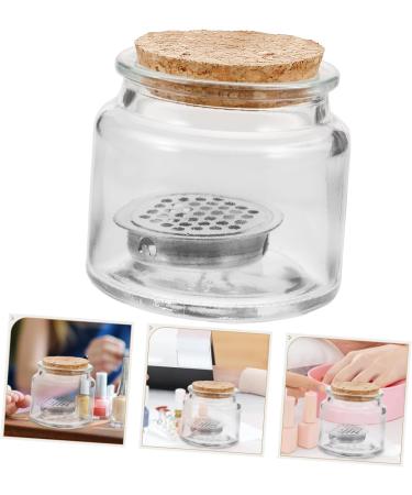 DRESSOOS Nail Cup Nail Liquid Holder Nail Brush Dappen Cup with Lid Acrylic Nail Dappen Dish Manicure Nail Dish with Wooden Lid Manicure Nail Dish with Stainless Steel Mesh Nail Dish Cup - Buy Online on GoSupps.com