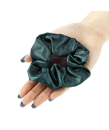 10-Piece Satin Scrunchies Hair Ties - Retro Colors | Elastic Hair Bobbles for Women, Girls, Kids & Adults - Buy Online on GoSupps.com