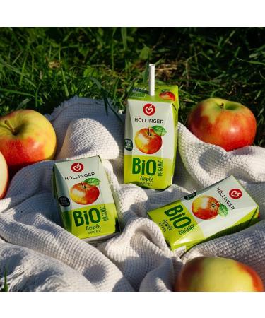  H llinger Organic Apple 3 x 200 ml - Buy Online on GoSupps.com