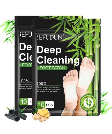 Detox Foot Patches 20 Pcs Detox Patches Foot Detox Pads to Remove Toxins Deep Cleansing 100% Natural Detox Foot Pads for Stress Relief Improve Sleep Quality Enhance Blood Circulation
