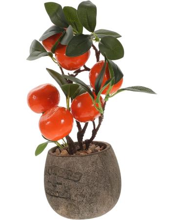 3pcs Simulated Kumquat Decor Indoor Plants Artificial Plants Greenery Desktop Adornments Faux Plant Household Fake Bonsai Potted Plants Fake Bonsai Ornaments Fake Fruit Tree Office As Shownx3pcs 9.5x9.5x26.5cmx3pcs - Buy Online on GoSupps.com