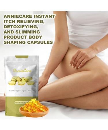 Hugsweet Anti-Itching Detox Slimming Capsules - Natural Relief for Vaginal Itching Odor & Dryness - Stay Clear & Fresh - Buy Online on GoSupps.com