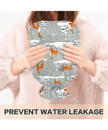 2L Heat Bottle with Cartoon Brain - Christmas Motif for Pain Relief & Comfort | Water Heating Pillows & Bed Warmers - Buy Online on GoSupps.com
