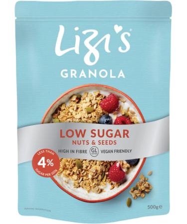 Lizi's Granola - Low Sugar - 500g - Buy Online on GoSupps.com