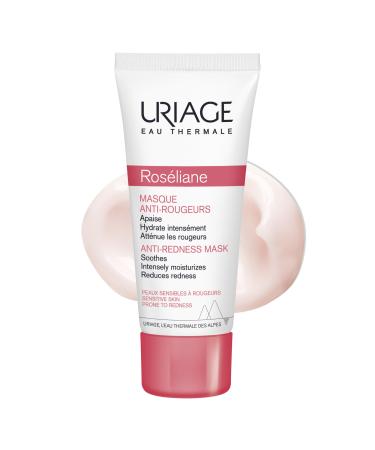 Urian ros liane anti -reddening Face mask 40ml - calms sensitive skin with tendency to redness - creamy moisturizing mask with ginseng - long -lasting comfort - flower fragrance - Buy Online on GoSupps.com